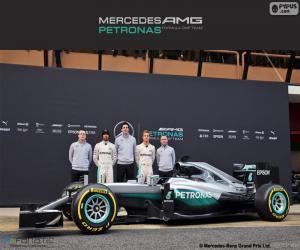 yapboz Mercedes F1 takımı 2016